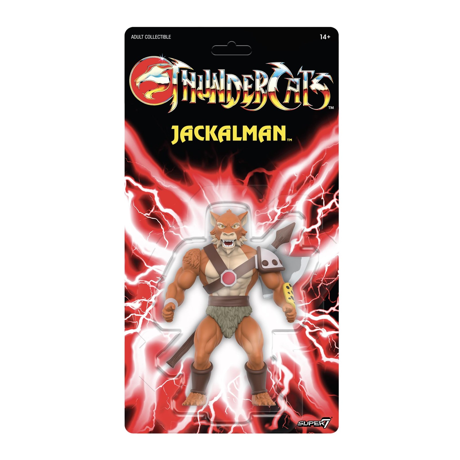 Super7 Thundercats Vintage Figures Wave 01 - Jackalman Action Figure Vintage Jac 10090₽
