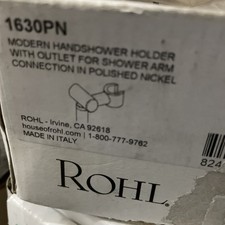 Rohl 1630APC Hand Shower Holder with Outlet, Polished Chrome