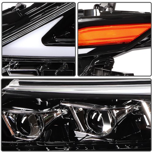 For Toyota Camry 2018-2023 LED DRL Headlights Assembly Clear lens Left+Right - Picture 6 of 8