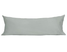 Body Pillowcase 100 Cotton Long Pillow Cover/Case Body 21"x54" Storm Grey