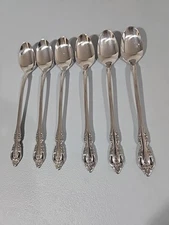 Oneida Renoir Pembrooke stainless flatware (6) Long Tea Spoon