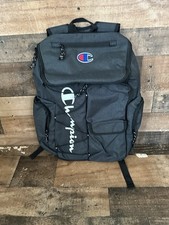 Champion Large Black Backpack Utility Satchel Travel Work School