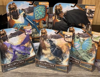 NEW IN BOX LOT OF 5 Spin Master How to Train Your Dragon Action Figures