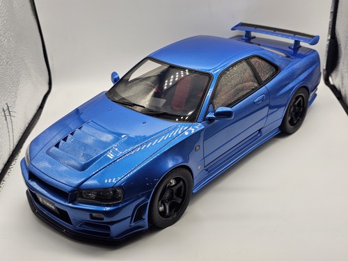 Nissan Skyline GT-R R34 Z-TUNE Blu 1:12 Ottomobile In Box