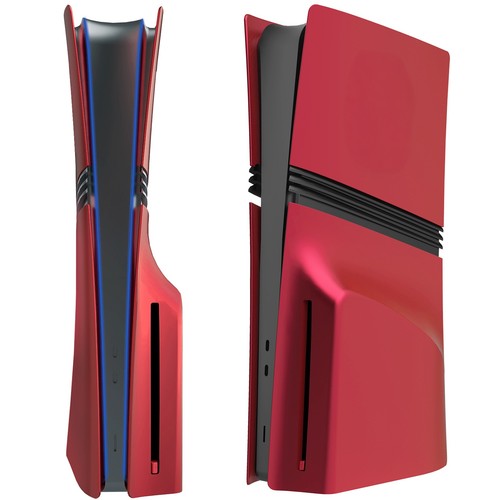 Optical version- Black/Red Protective Faceplate for PS5 PRO Cover Case Shell - Picture 13 of 14