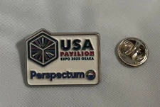 Super Rare Not for Sale Kansai Expo American Pavilion Perspectum Staff Pin Badge
