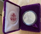1991-S Proof American Silver Eagle Dollar in US Mint Holder, No box or COA