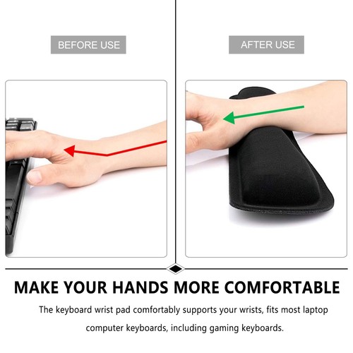 2 Pcs Mouse Pad Hand Holder Keyboard Wrist Rest Cushion for Laptop - Zdjęcie 5 z 12
