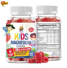 Magnesium Gummies for Kids  Adults - 100mg - Calm Magnesium Chews - Magnesium C