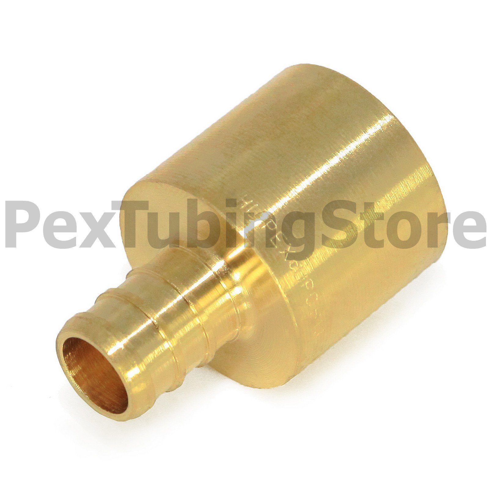 1/2" PEX x 3/4" Female Sweat Adapter - Brass Crimp Fitting