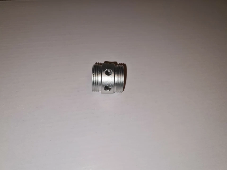 Star Wars Lightsaber Tail Metal Connector pommel connector Black or Silver - image 4 of 4