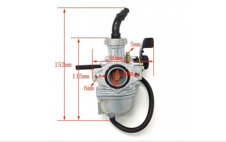 PZ22 Carburetor For 50cc 110cc 125 Pit Dirt Bike ATV Quad Honda