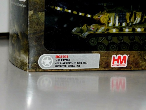 M4A3E8 Sherman 1+1 AND M46 PATTON HAN RIVER KOREA 1951 DRAGON ARMOR TANK 1:72 - Picture 4 of 6