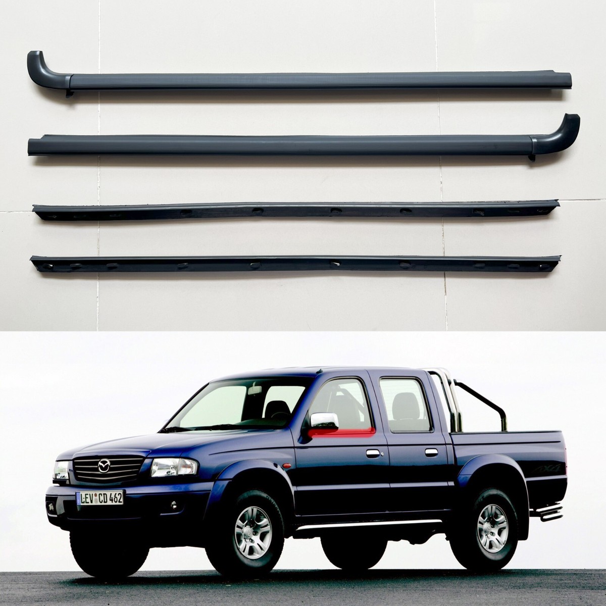 98-06 Mazda B2500 Ford Courier Ranger door belt weather seal
