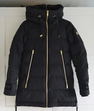 Moose Knuckles W's Black Down Winter Parka Jacket Size Extra Small