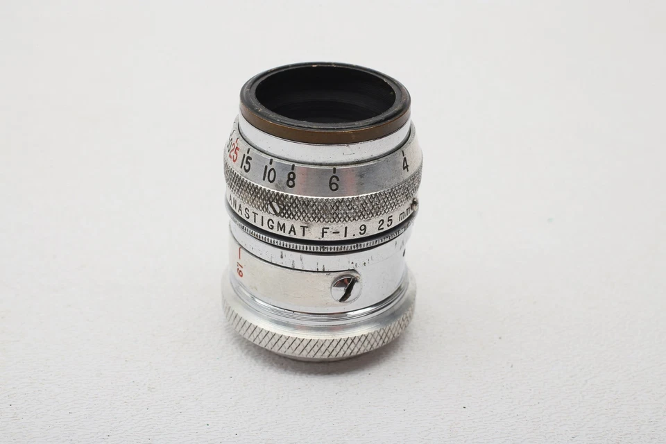 Kodak 25mm f1.9 Anastigmat Cine 25/1.9 C-Mount Prime FAST SWIRL lens+NICE+Sample - Image 4 of 4