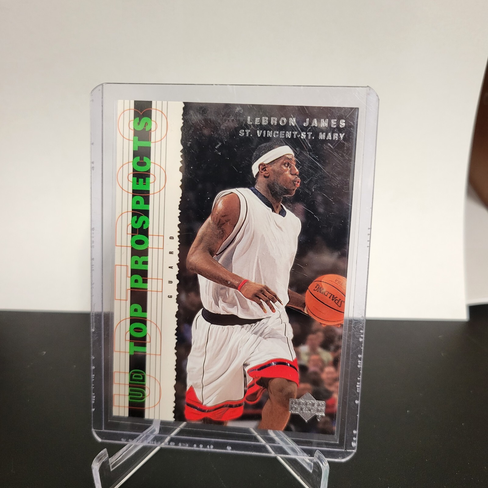 2003 03 Upper Deck UD Top Prospects LeBron James #55, Rookie RC Insert Cavaliers