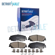 Pair Rear Ceramic Brake Pads w/ Hardware for Toyota Tundra Sequoia Lexus LX600