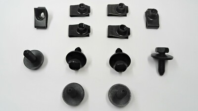 12 PC SHEET METAL BOLT/U-NUTS! FOR A/B/C/E BODY MOPAR CHARGER GTX CUDA RAM ETC