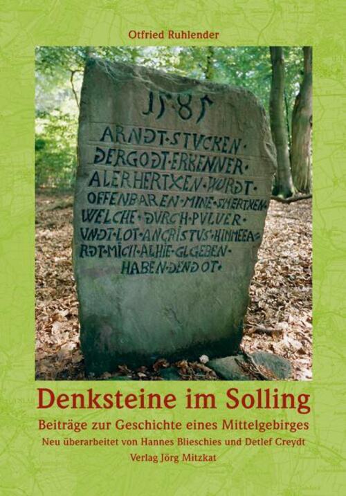 Denksteine Solling | Beiträge Zur Geschichte Eines Mittelgebirges |