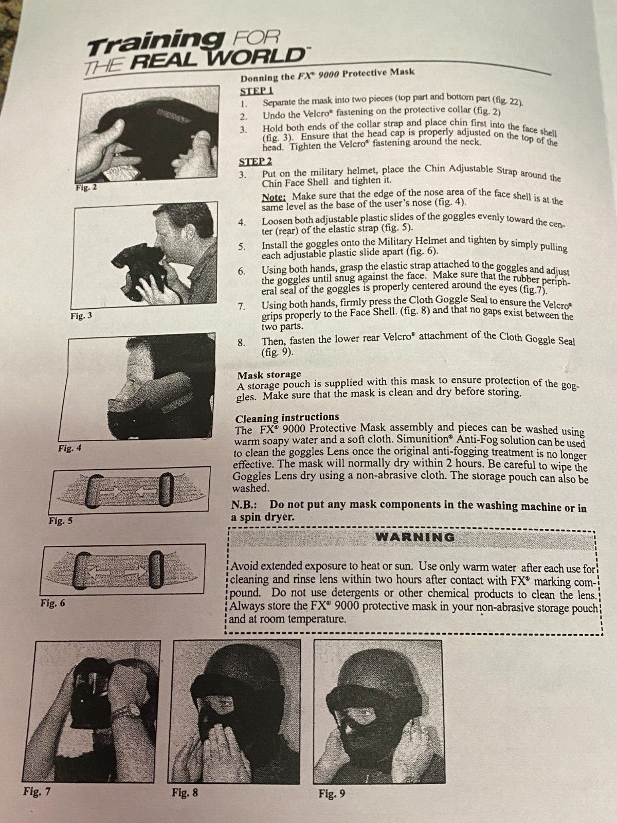 New Simunition FX 9000 Protective Mask  - Free Shipping