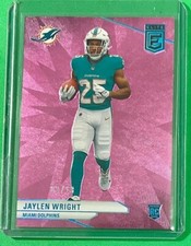 2024 PANINI DONRUSS ELITE FOTL PINK - JAYLEN WRIGHT - SSP #03/13  MIAMI DOLPHINS