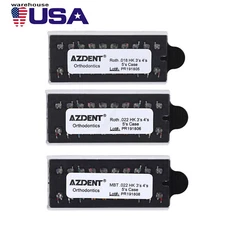 Dental Orthodontic Monoblock Bracket Braces Mini Roth/MBT 018/022 Hooks 3-4-5