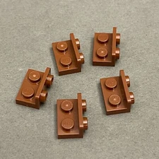 Lego 99780 Reddish Brown Replacement Add-on Pieces Parts Lot of 5