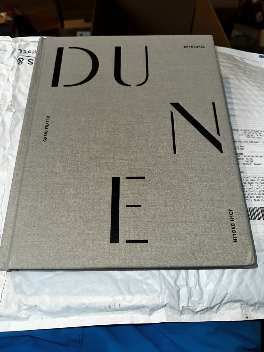 Dune Exposures Hardcover book By Josh Brolin Autograph 5/1/24