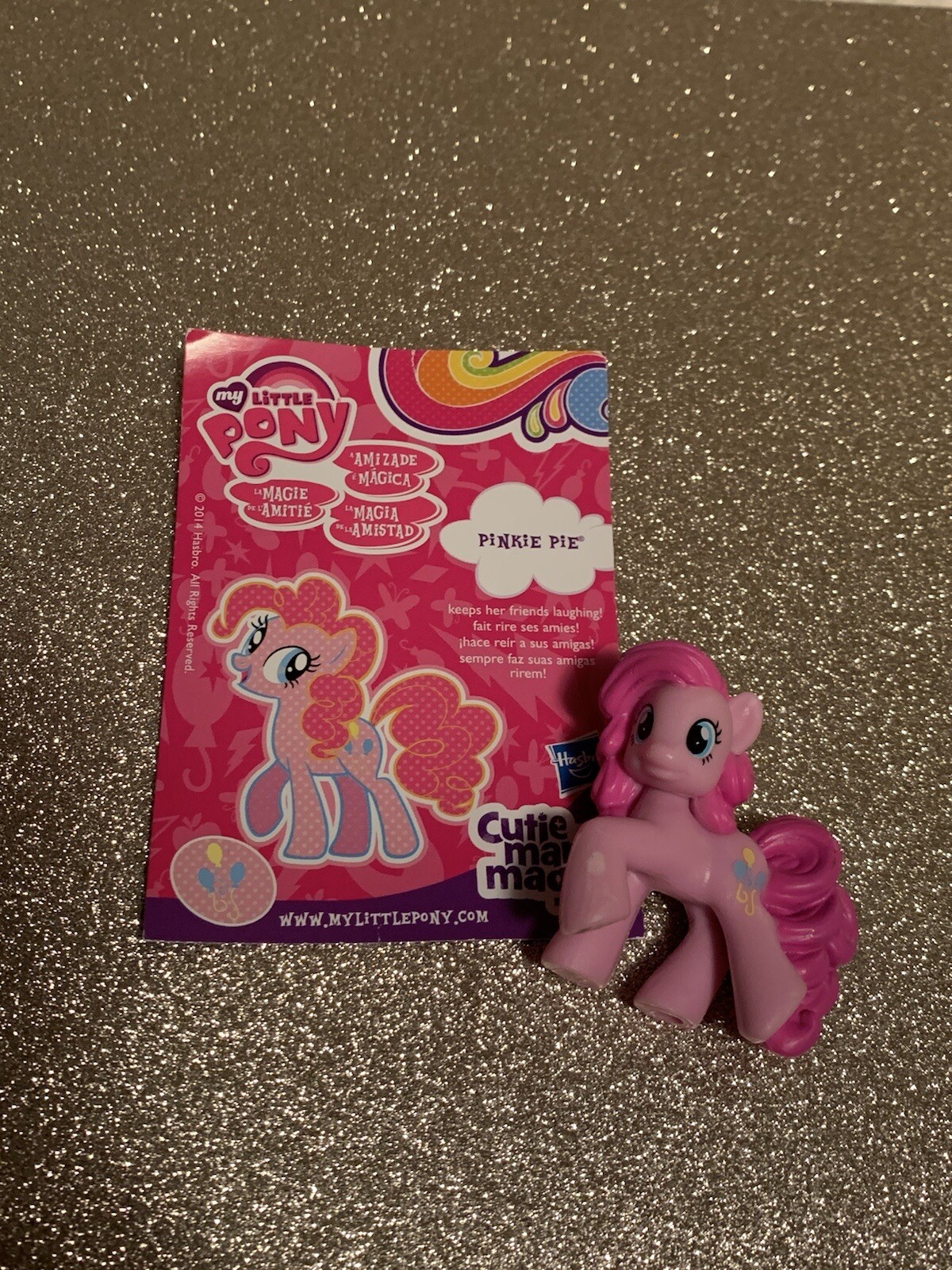 2015 My Little Pony FiM Blind Bag Wave #12 Cutie Mark Magic 2" Pinkie Pie Plain