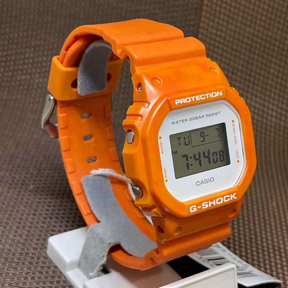 Casio G-Shock DW-5600WS-4D Summer Sea Motif Orange Digital Men's