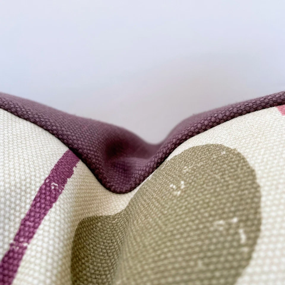 Scion TAIMI Fabric Cushion Cover Damson/Azure/Stone 12" x 20" - Image 4 of 4