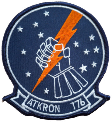 Attack Squadron 176 US Navy Embroidered Patch Badge