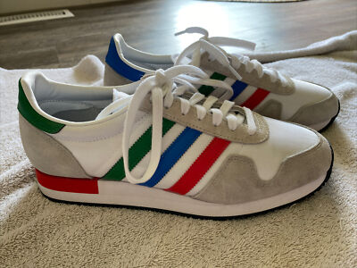 adidas Originals USA 10.5 Mexico White Red Blue Green Men Casual Shoes  FW3274 | eBay