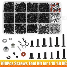 700PCS Universal RC Screw Kit Assortment Set For 1/8 1/10 RC Car HSP Traxxas