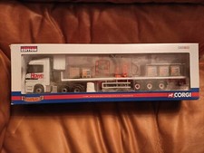 corgi mercedes actros crane trailer and brick load truck new 1.50 scale cc13804