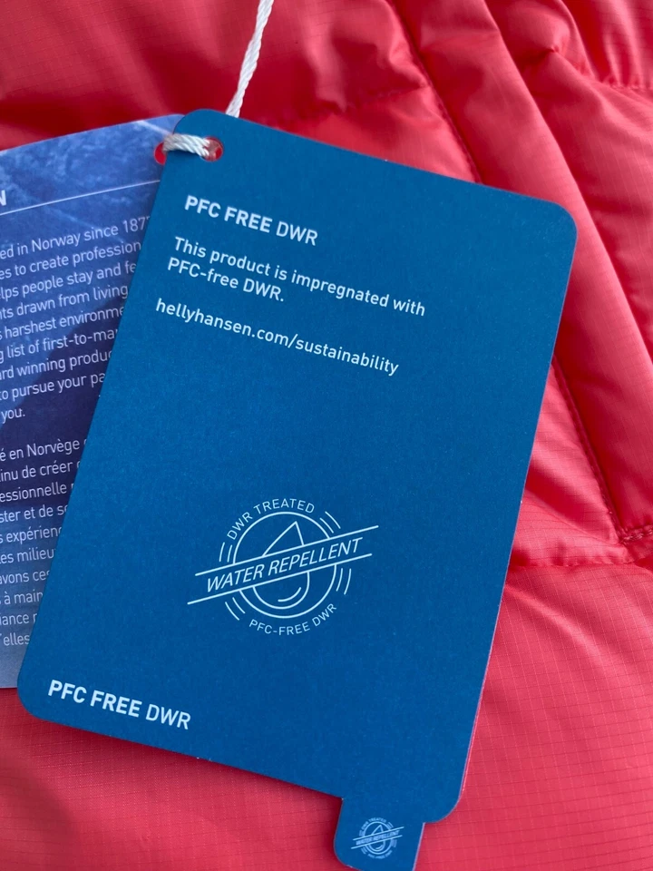 Chaqueta Helly Hansen Niña Aislada Puesta de Sol ROSA Visión Hinchada $190, Talla: 14 Foto 4 de 4