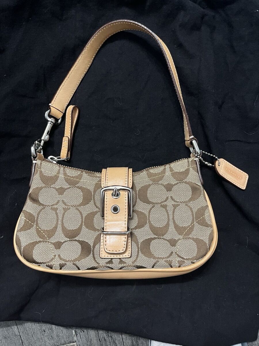 Vintage Coach Bag E3U 6362 Khaki Buckle (2004) | eBay Vintage Coach Bag E3U 6362 Khaki Buckle (2004) | eBay