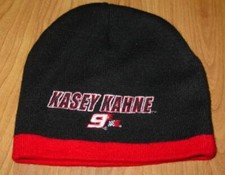 KASEY KAHNE 9 Dodge YOUTH Winter Hat / Beanie Pullover - NASCAR Black Red