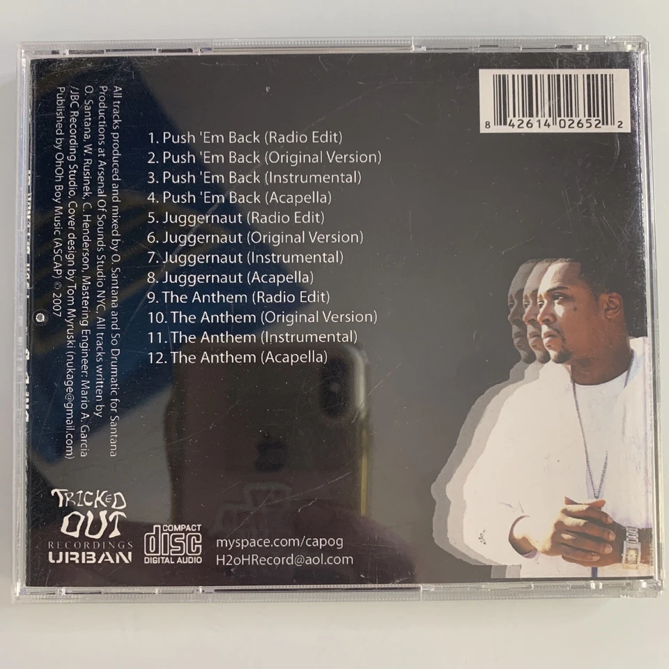 Capo-G Push 'Em Back EP CD - Imagem 2 de 2