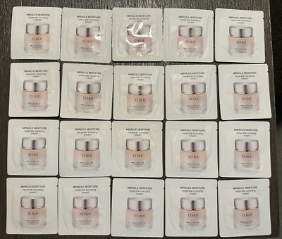 O HUI Miracle Moisture ceramide boosting Cream 1ml x 100pcs (100ml)  OHUI