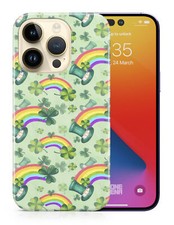 CASE COVER FOR APPLE IPHONE|ST PATRICK CLOVER PATTERN 7