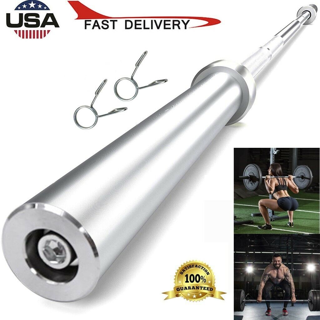 CAP 70In Olympic Solid Chrome Bar Weight Lifting Barbell Workout