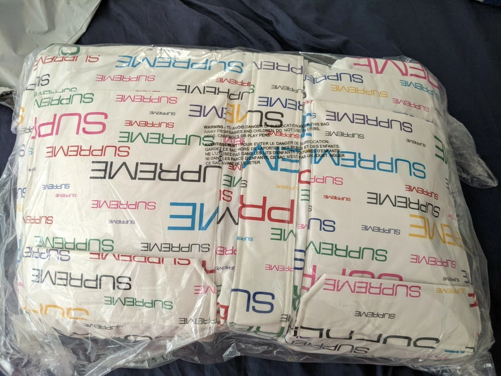 Supreme x The North Face Coldworks 700   Parka à remplir   Blanc   X Large Neuf