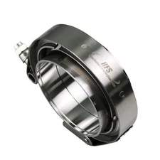 HFS 3" Quick Release V-Band With Flanges Stainless Turbo Downpipe Exhaust Clamp