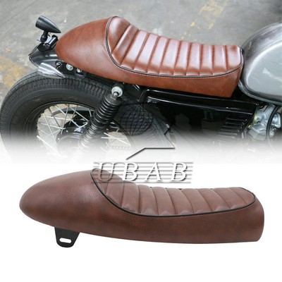 Brown Hump Universal Cafe Racer Seat Classic Saddle For Honda Cb350 Cb450 Cb750 Ebay
