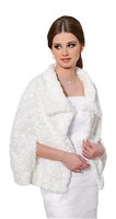 Wedding Faux Fur Ivory Bridal Shawl Wrap Stole Shrug Bolero Cape 8 10 12 14 Wedding Faux Fur Ivory Bridal Shawl Wrap Stole Shrug Bolero Cape 8 10 12 14