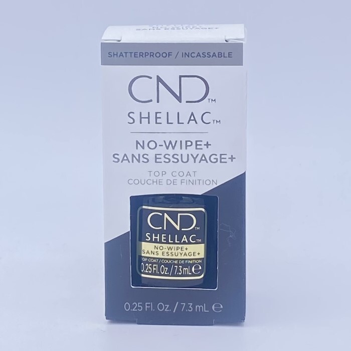 CND Shellac - No-Wipe+ Top Coat Small - 7.3ml / 0.25oz 