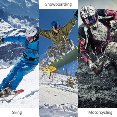 Women's Men's Skiing Snowboard Goggles Ski Sunglasses Windproof Anti-fog Glasses
