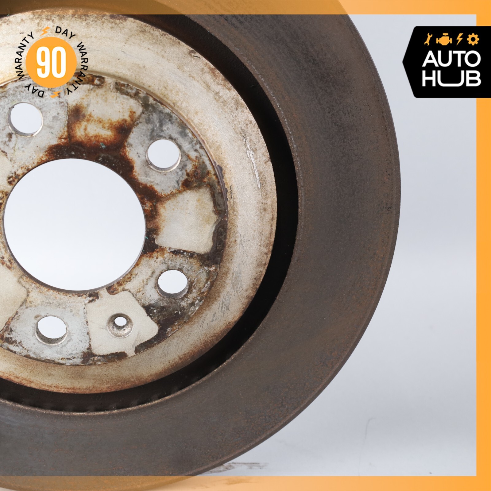 03-18 Bentley Continental Flying Spur Rear Left & Right Brake Rotors Disc OEM